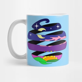 Sunset spiral Mug